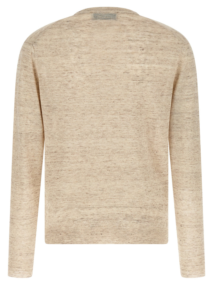 Riviera Project Linen And Silk Sweater Sweaters and Cardigans - Beige | 78ac700c34ca132a45050a5f05a985625a74f21c