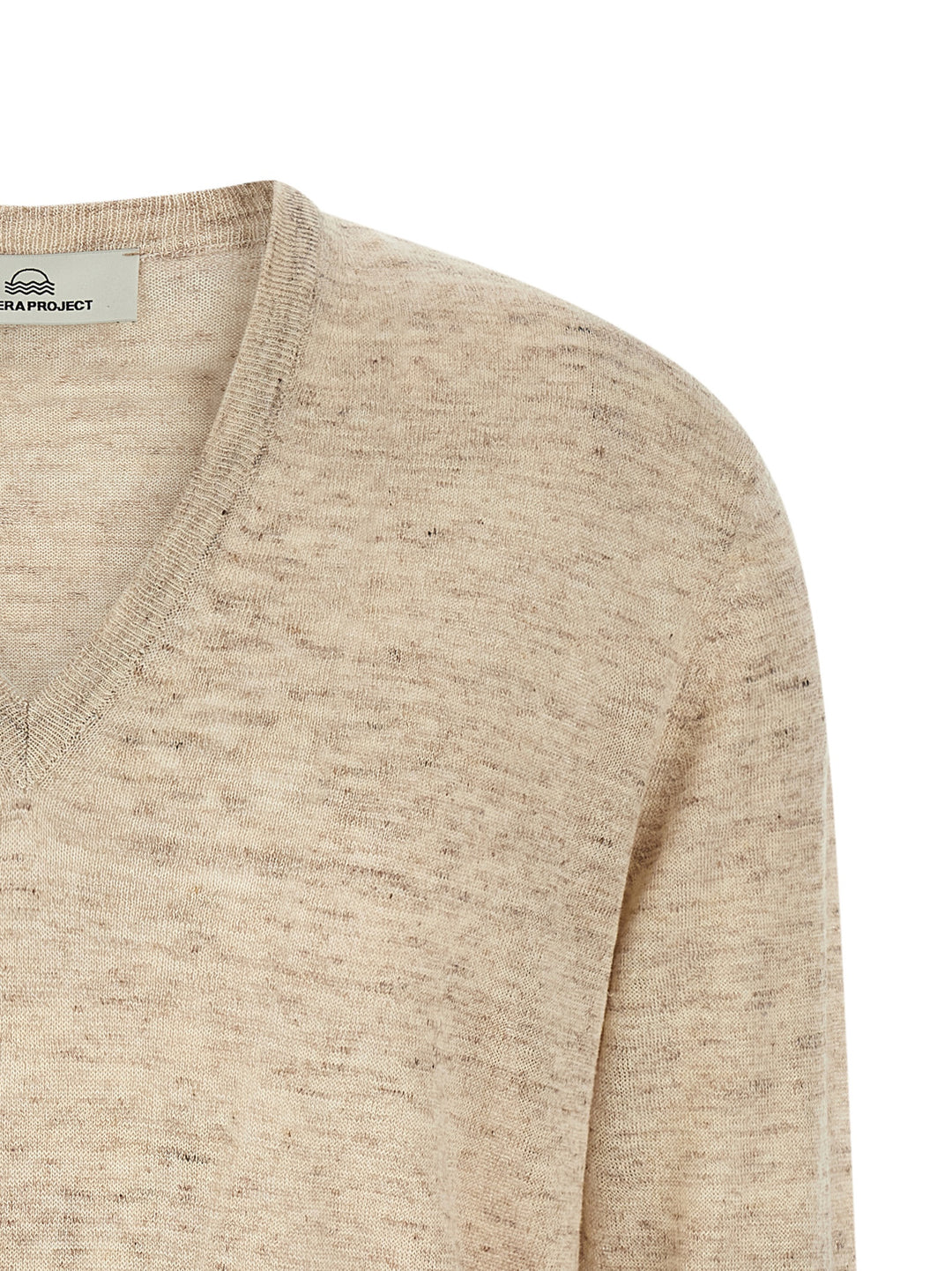 Riviera Project Linen And Silk Sweater Sweaters and Cardigans - Beige | 7532cfebce2acfb196a0cb8b6f44ce0375c7d895