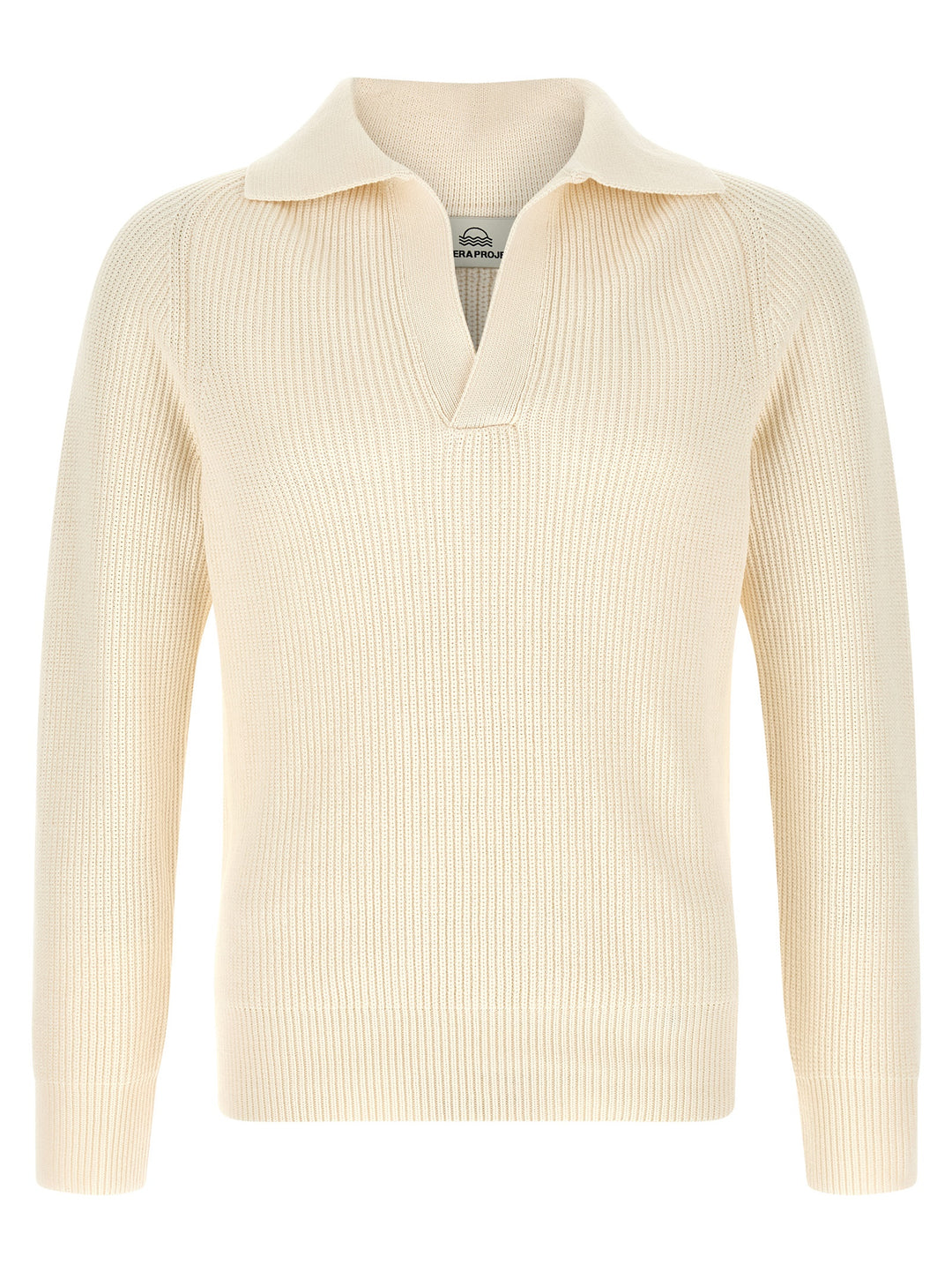Riviera Project Polo Sweater Sweaters and Cardigans - White | 08b31f2039834a565430fec3d2ae77b259c5f5b0