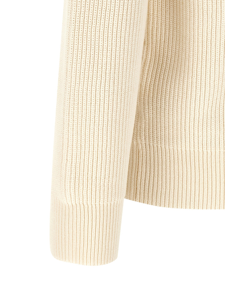 Riviera Project Polo Sweater Sweaters and Cardigans - White | d5b23c8e68feb24ebb3f899be9394569446a5e5d