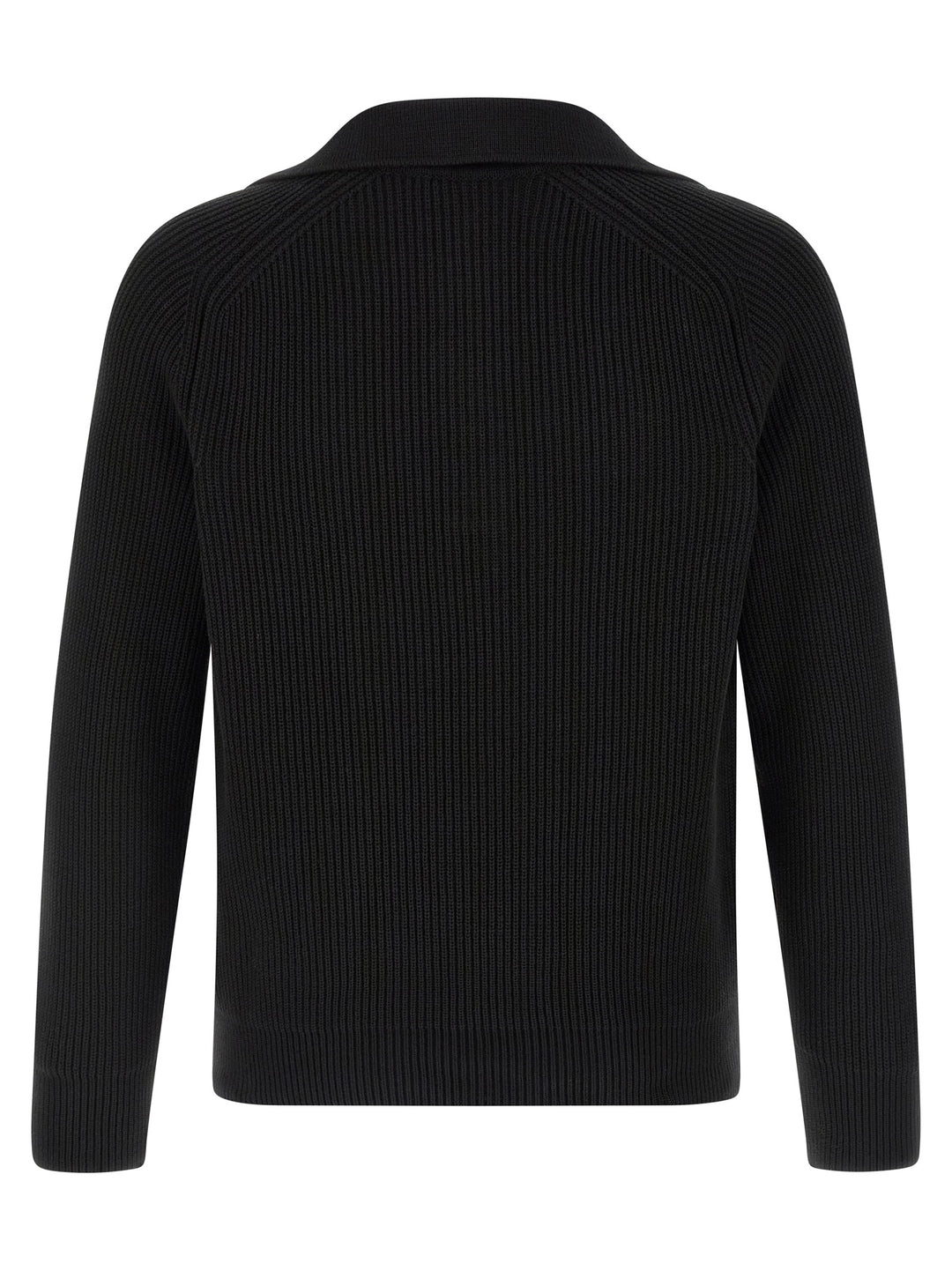Riviera Project Polo Sweater Sweaters and Cardigans - Black | 0237ec525450b25de92817acae59b472dc27ceb0