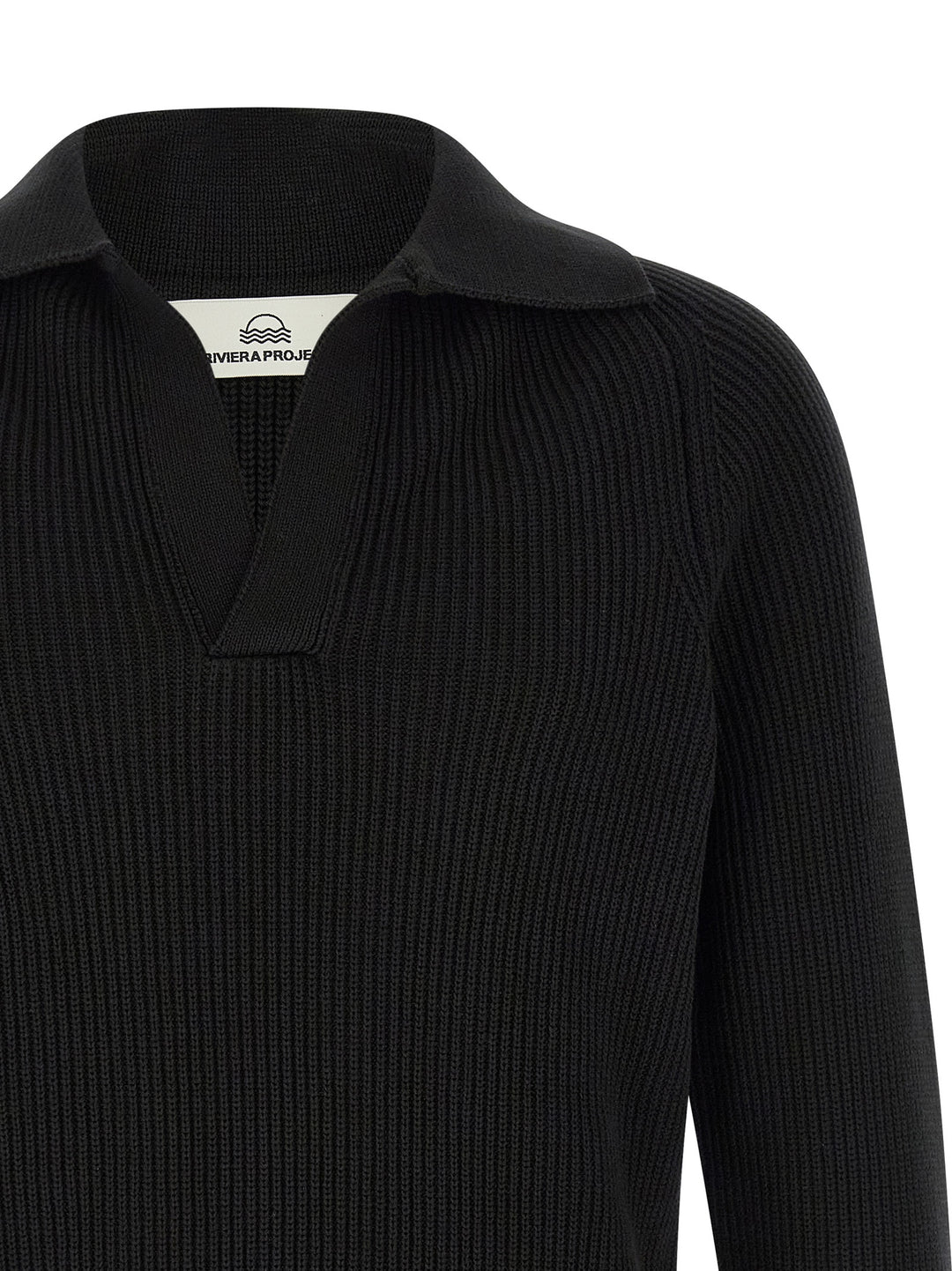 Riviera Project Polo Sweater Sweaters and Cardigans - Black | eefd9cf509a77b137cea8abf053361cc5b71b7c1