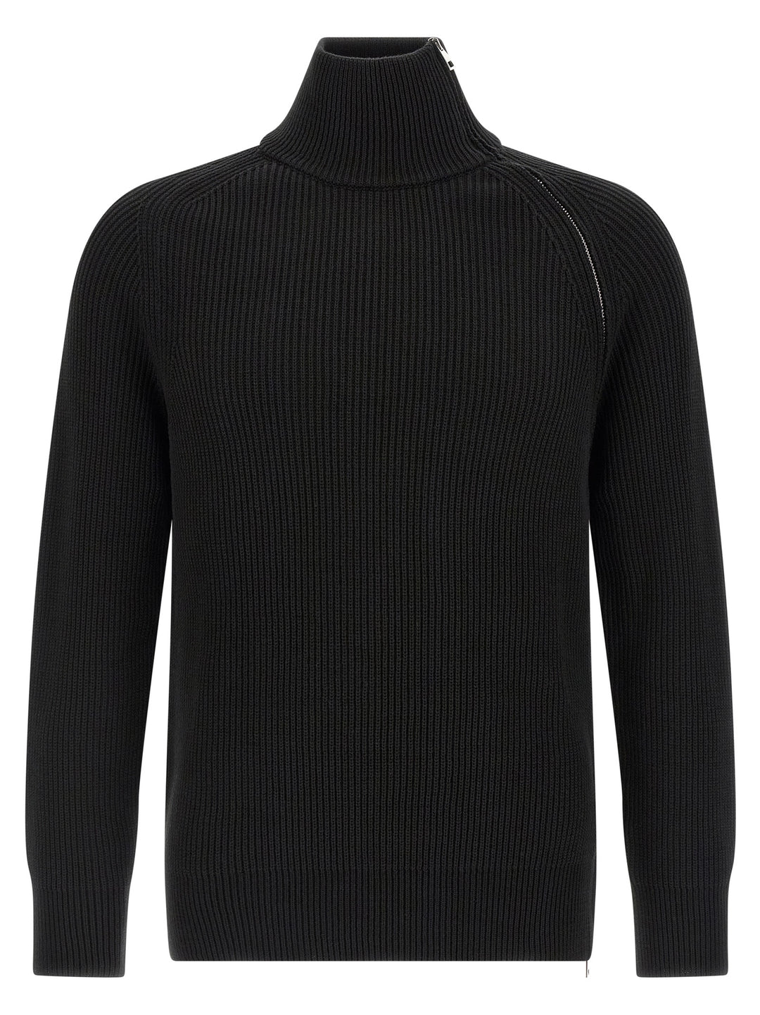 Riviera Project Zip Sweater Sweaters and Cardigans - Black | b3fef63e4357db4c04cad7d43186f6d314e32541