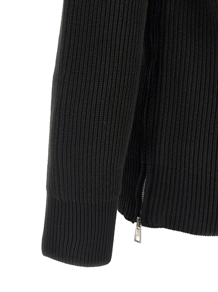 Riviera Project Zip Sweater Sweaters and Cardigans - Black | 7edf795f866b7938bd78f442da8092948a6ec60a