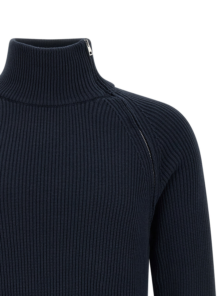 Riviera Project Zip Sweater Sweaters and Cardigans - Blue | 4d0da0d20ac9b30bd01fd8d08e599c1c5b3e5852