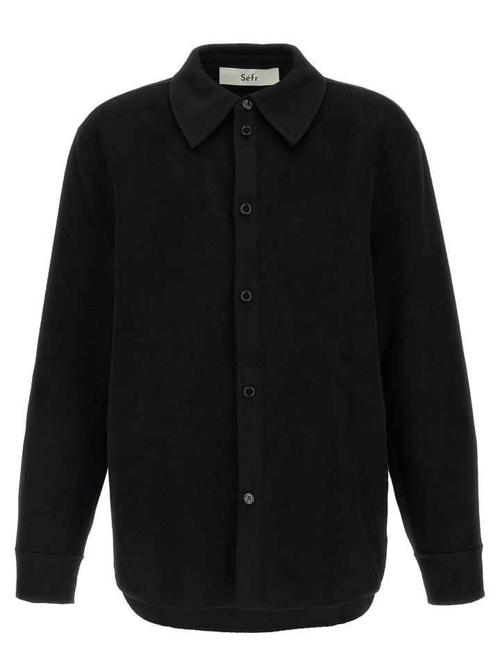 SéFr Lenny Shirt and Blouse - Black | aad82da62b9e5932ec6b92daba81e0ec9f5da792