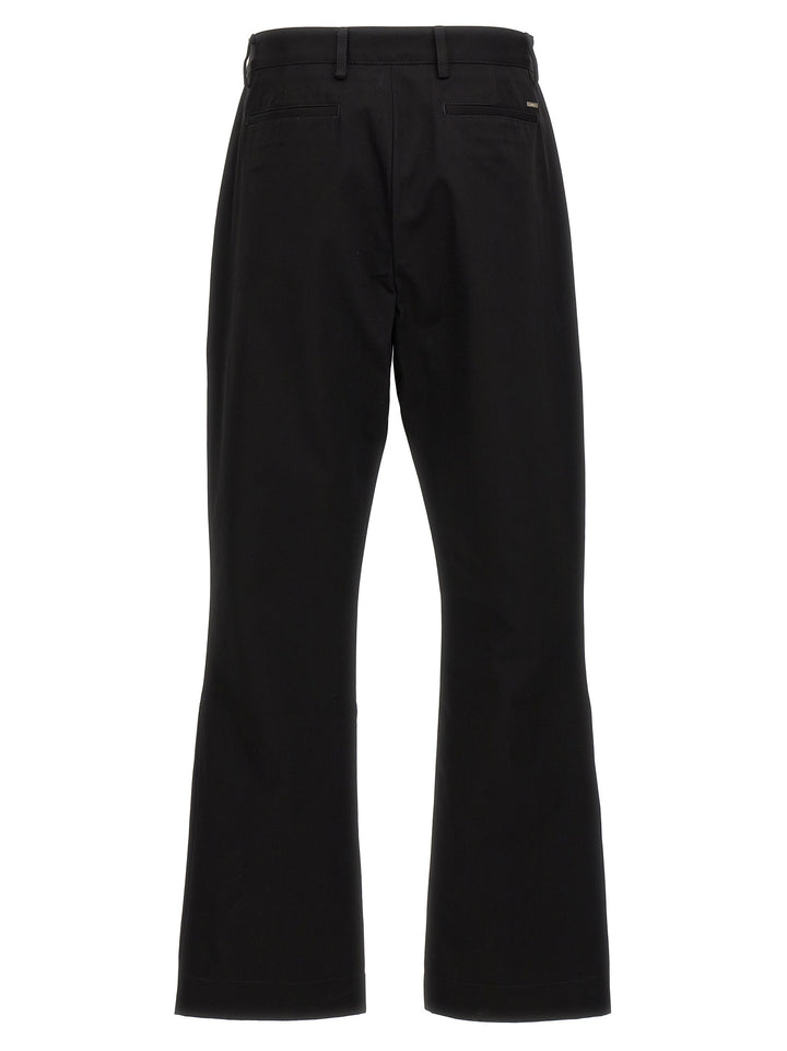 Chino Flare Pants Black