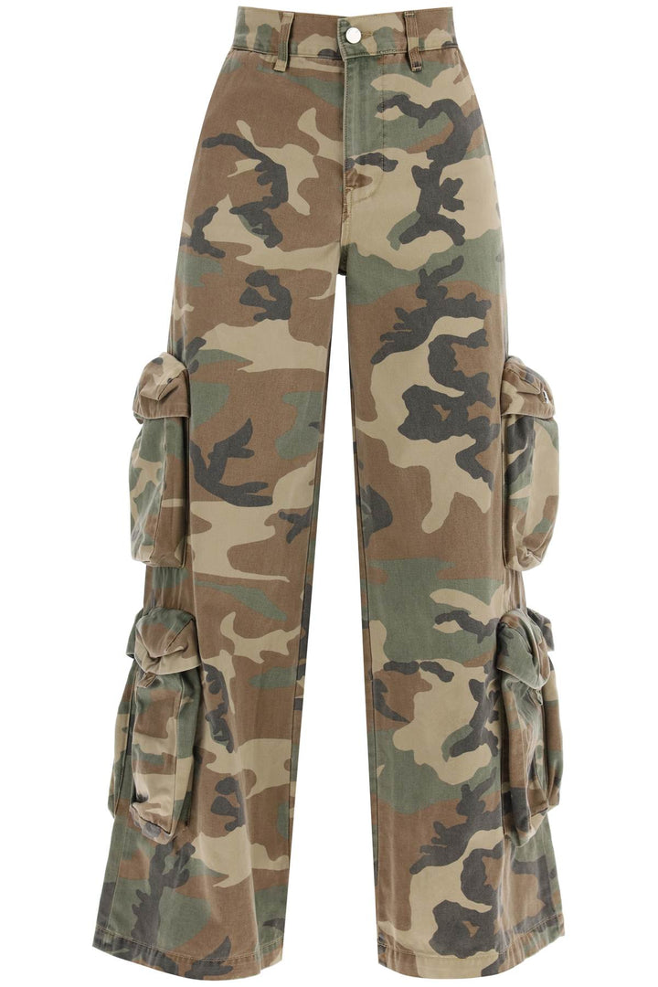 Pantaloni Baggy Cargo Camouflage