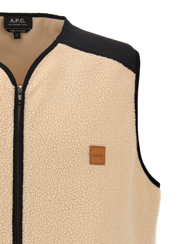 Nate Gilet White/Black