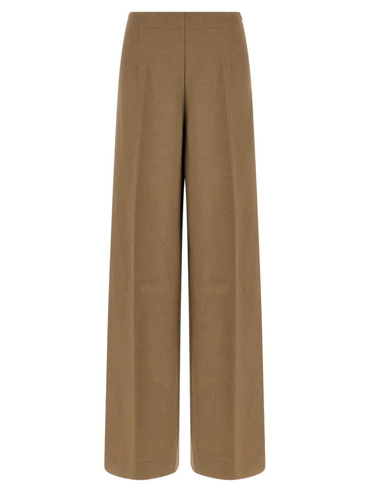 Herno Micro Sequin Pants - Brown | 1e6e26f487582c58d399865a201099d7efc1cf31