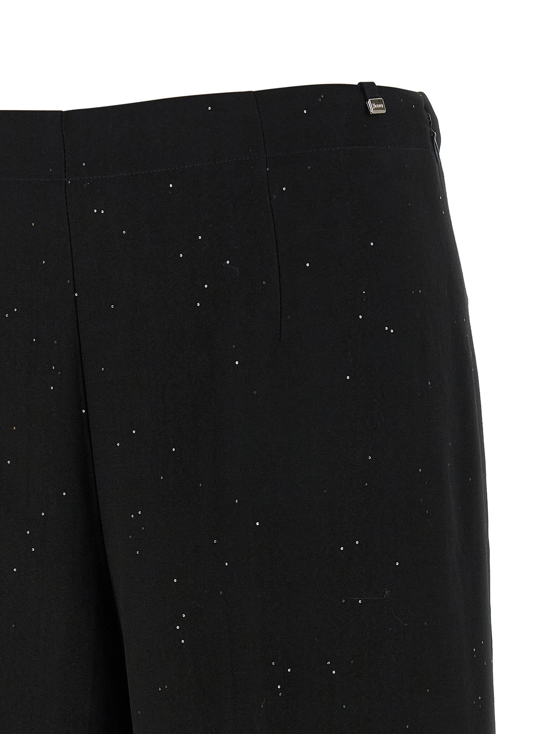 Herno Micro Sequin Pants - Black | 76a29dafaba9f65b34ba0bb75c74a99712f6c3bf