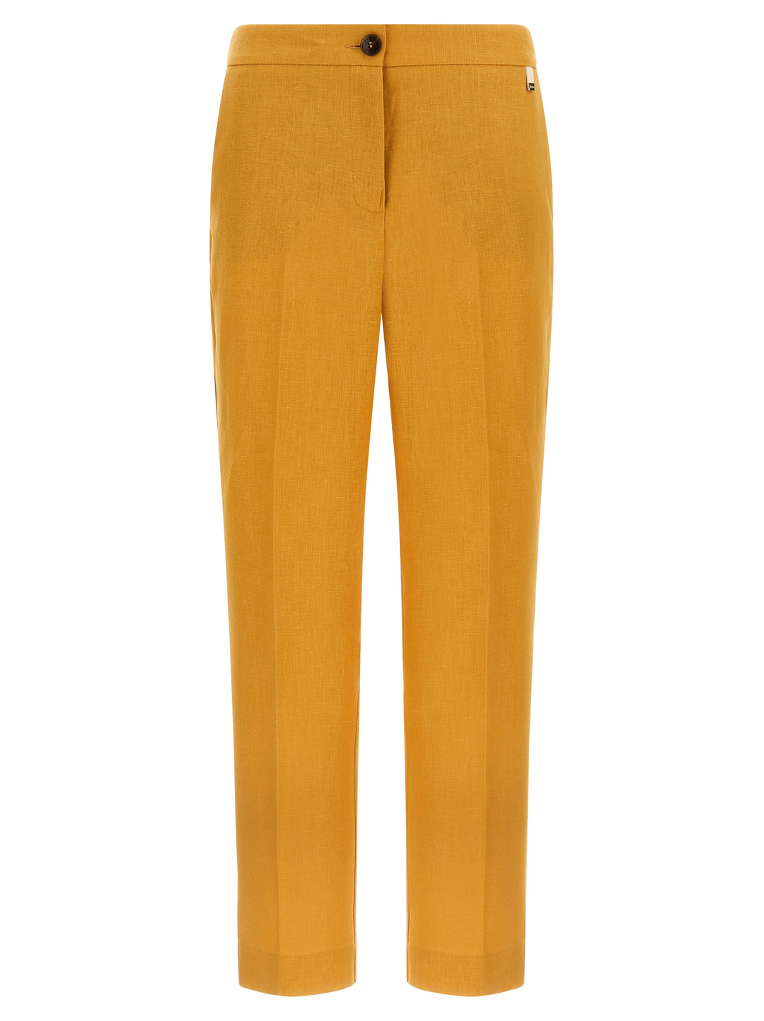 Herno Linen Trousers Pants - Orange | a90cf18088c3fb7877b12a37394b989180991465