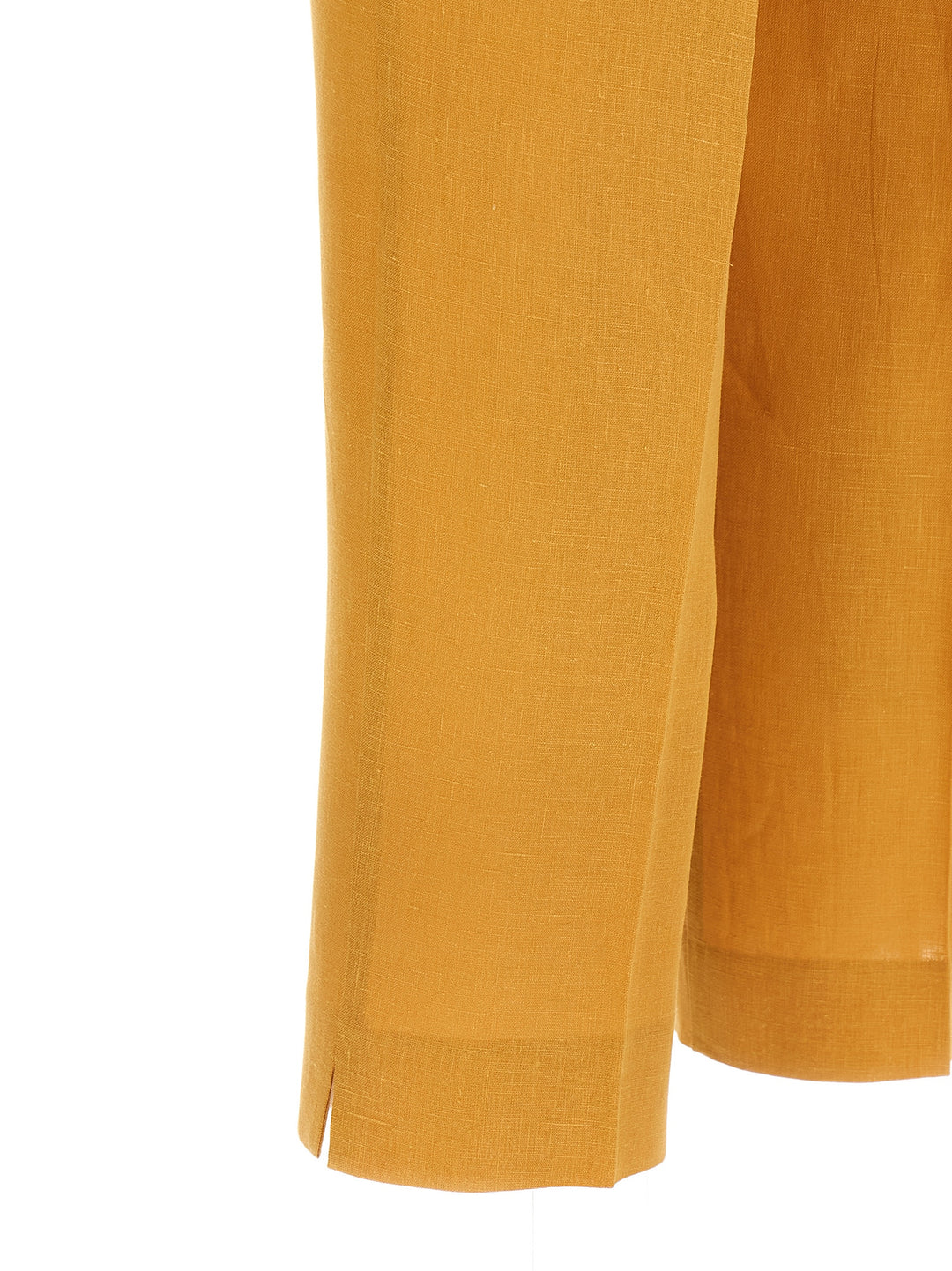 Herno Linen Trousers Pants - Orange | 4e21594301f29930c6302a5d7e33a98810773dbb