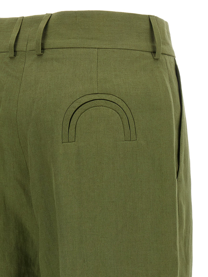Blazé Milano Mid-Day Sun Fox Pants - Green | e7e73615084521d439fb9d8647026acd9f3acd9a