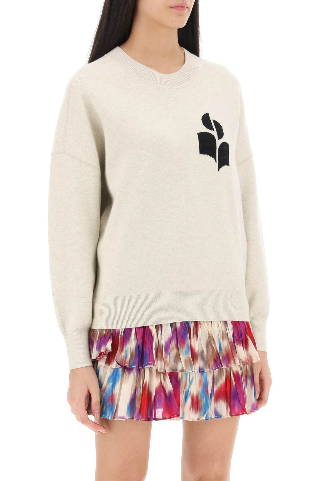 Atlee Sweater With Logo Intarsia