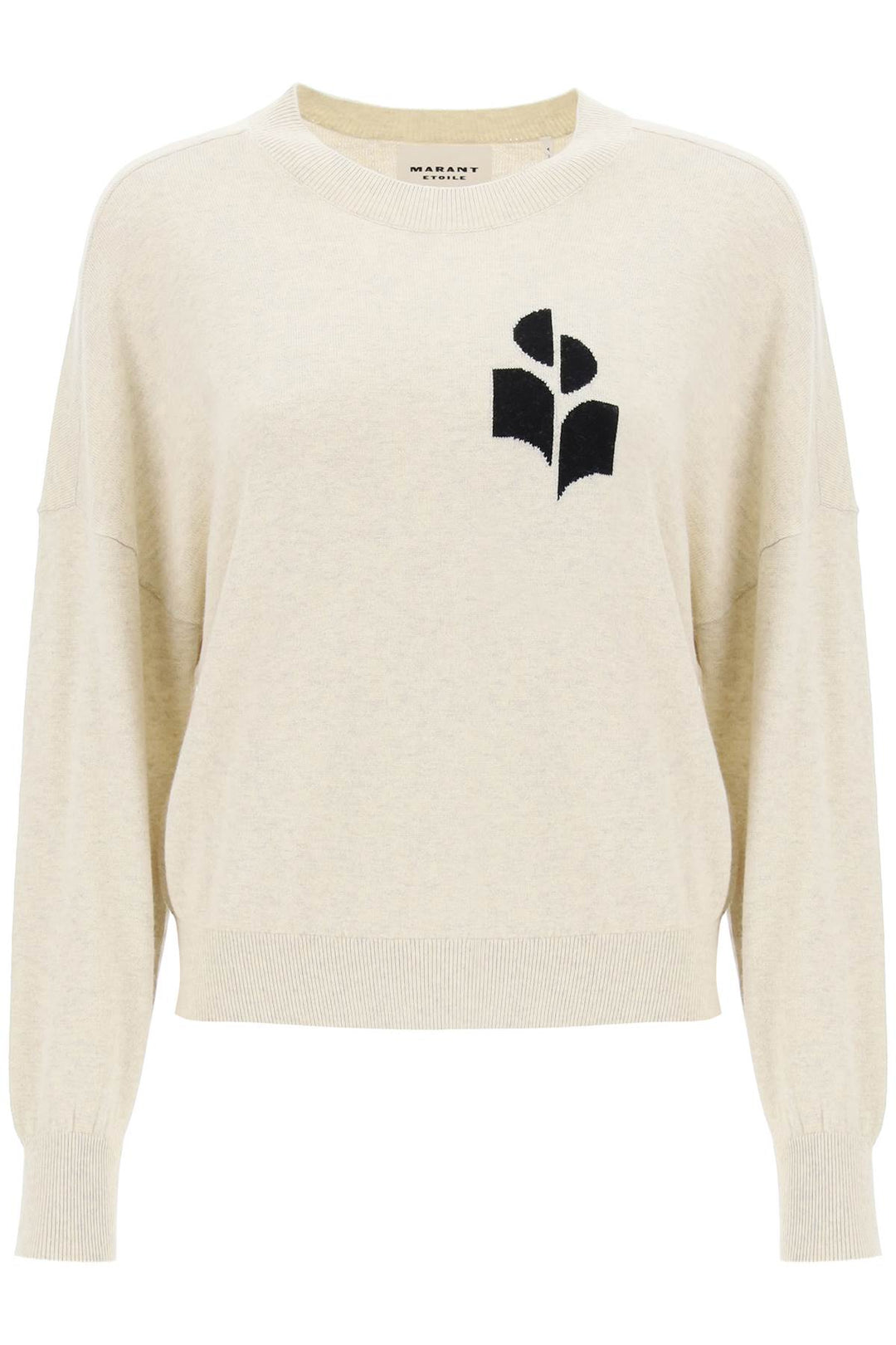 Marisans Sweater With Logo Intarsia