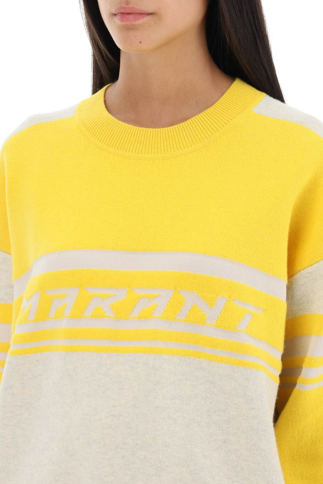 'Callie' Jacquard Logo Sweater