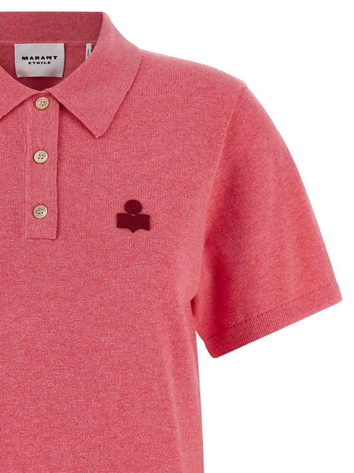 Marant Etoile Althea Polo - Pink | b89a4e987205c3460b802b432bdac18c2f4c07c3