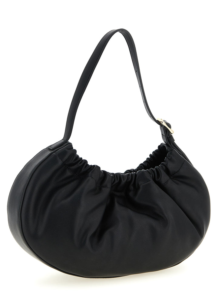 A.P.C. Ninon Hoop Shoulder Bags - Black | bb420885e1fb12a2f78a806480c476b601df7daa