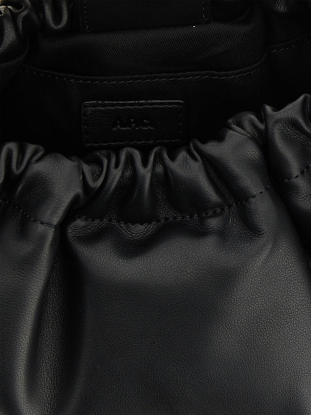 A.P.C. Ninon Hoop Shoulder Bags - Black | fc695c82bfb5e148b734625029455007d5f80a52