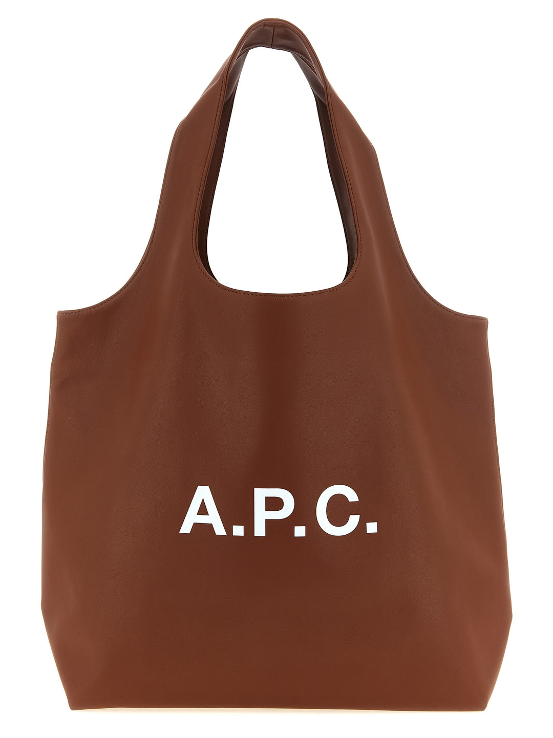 A.P.C. Ninon Tote Bag - Brown | 73b58f31f8ff01d23789a70c6c68ac1232c12e50