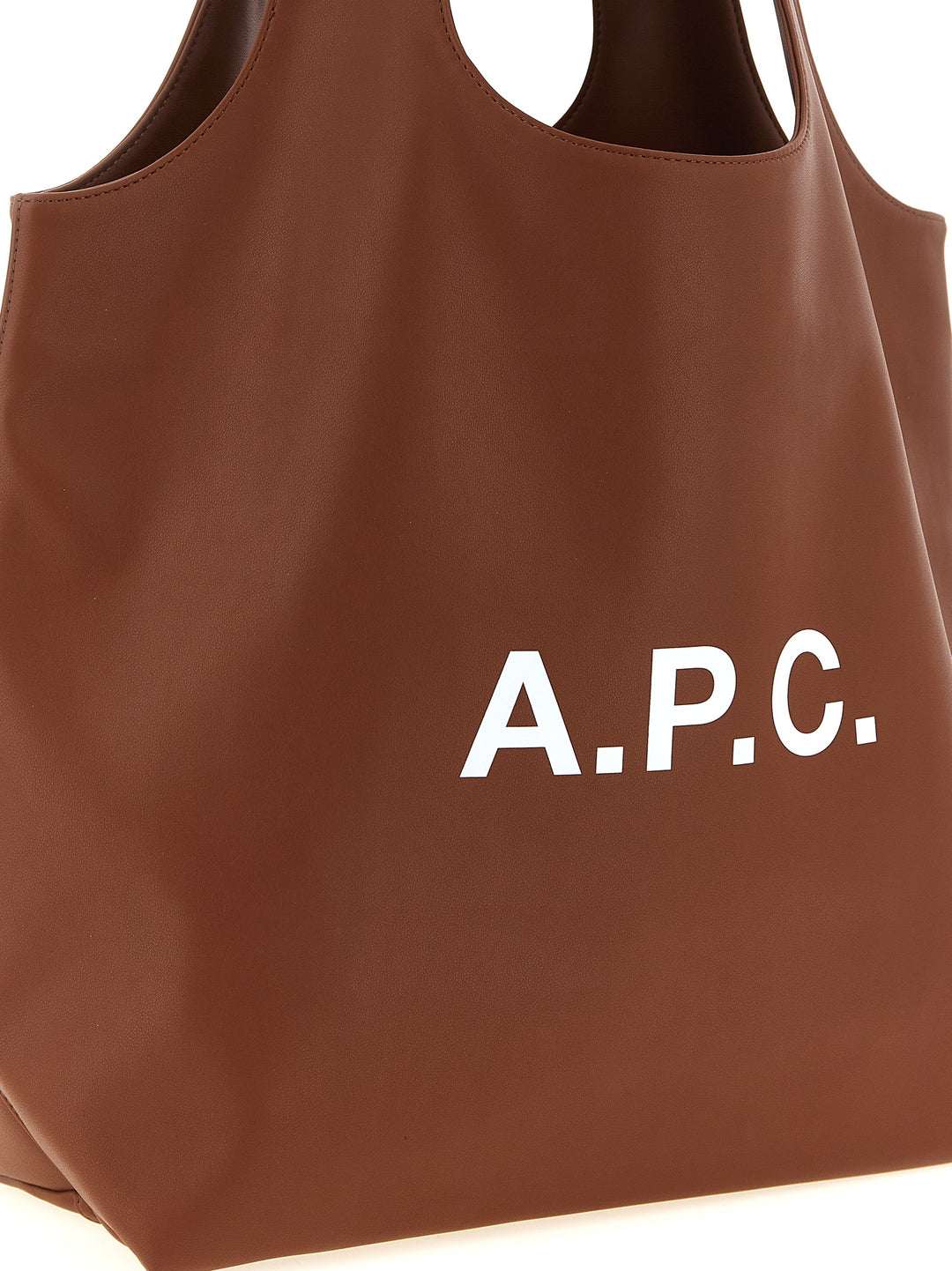 A.P.C. Ninon Tote Bag - Brown | e197df7c2be51210b26737d72a632a89168b08d8