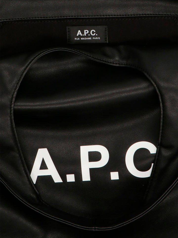 A.P.C. Ninon Tote Bag - Black | df038e753e543ed53c148aa01eddda628930e504