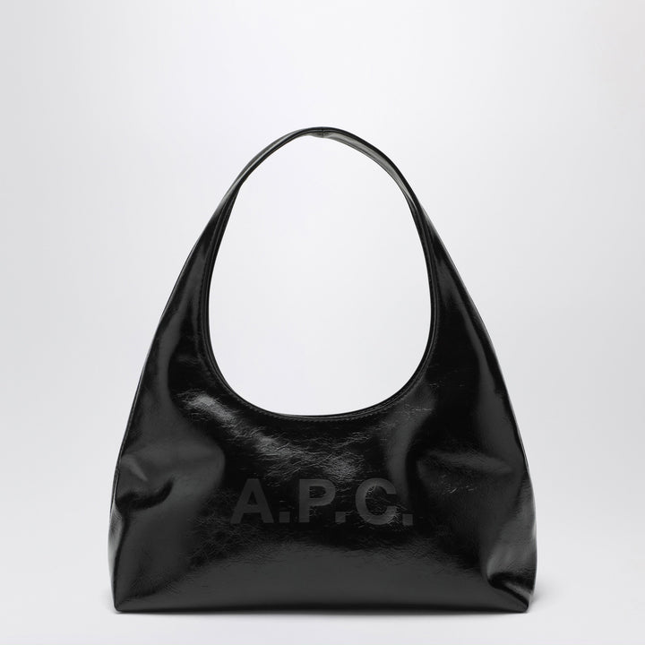 A.P.C. Black Baby Ninon Leather-Effect Shoulder Bag