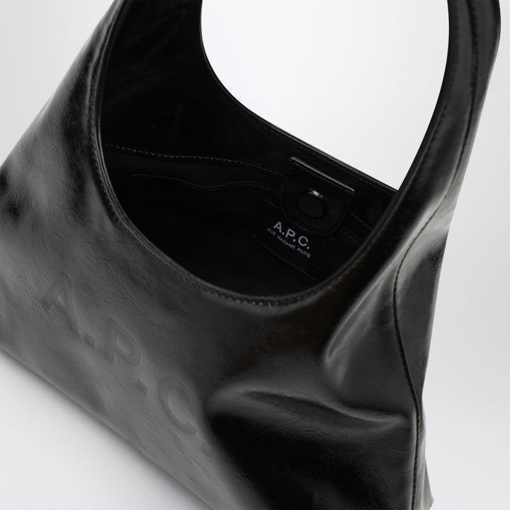 A.P.C. Black Baby Ninon Leather-Effect Shoulder Bag