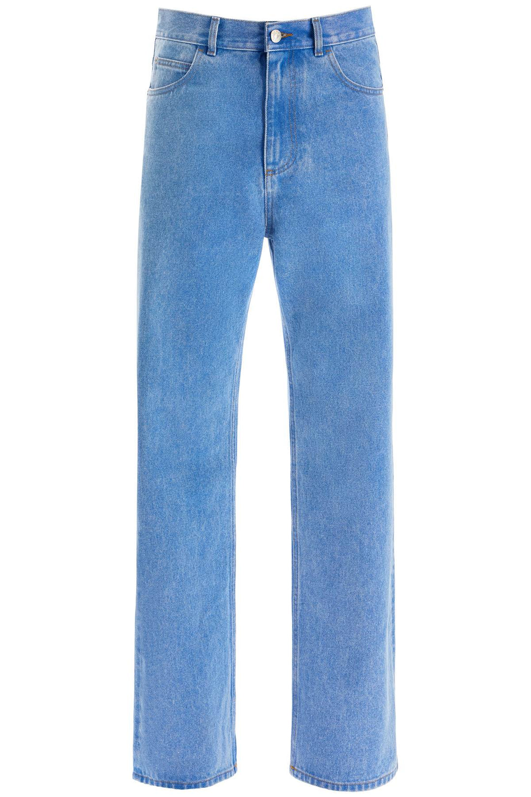 Jeans Dritti In Denim Biologico