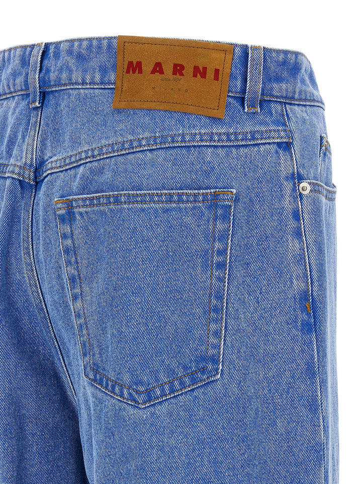 Marni Pleat Jeans - Blue | 4ba4bff78c9990b95530326895c8e3664fb538b3