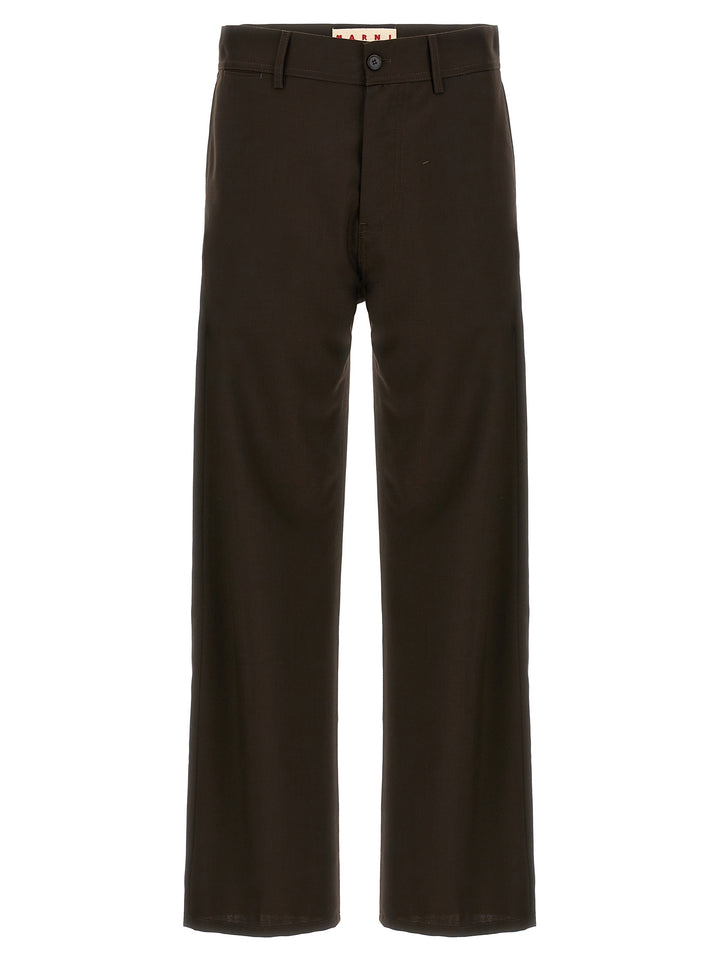 Wool Pants Brown