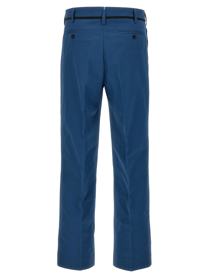 Gabardine Trousers Pants Blue