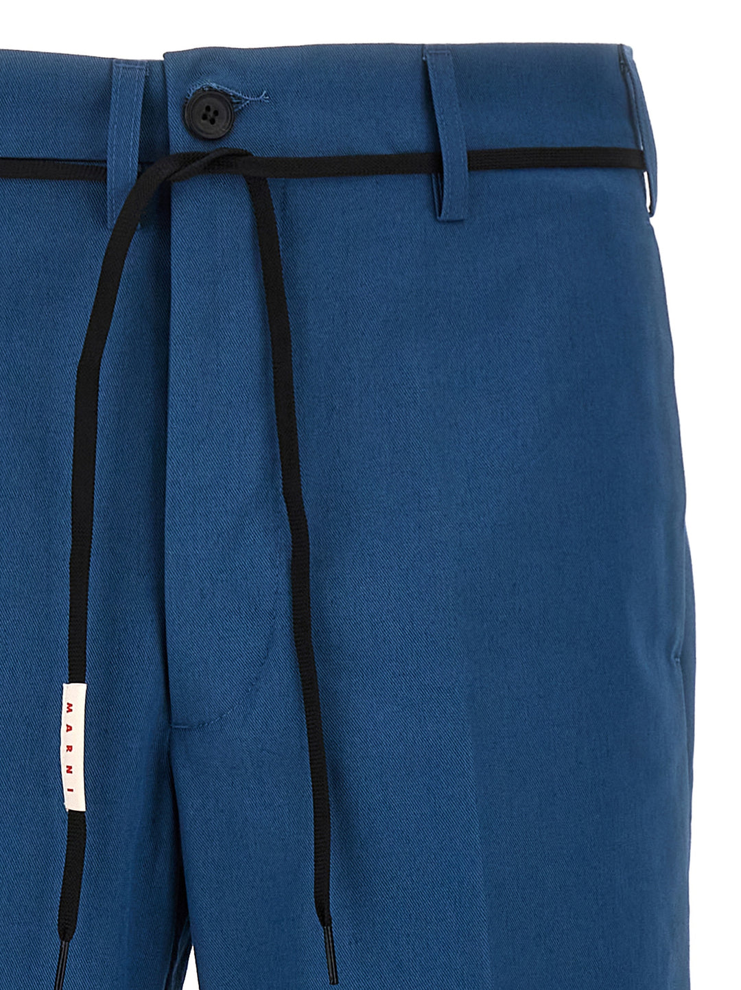 Gabardine Trousers Pants Blue