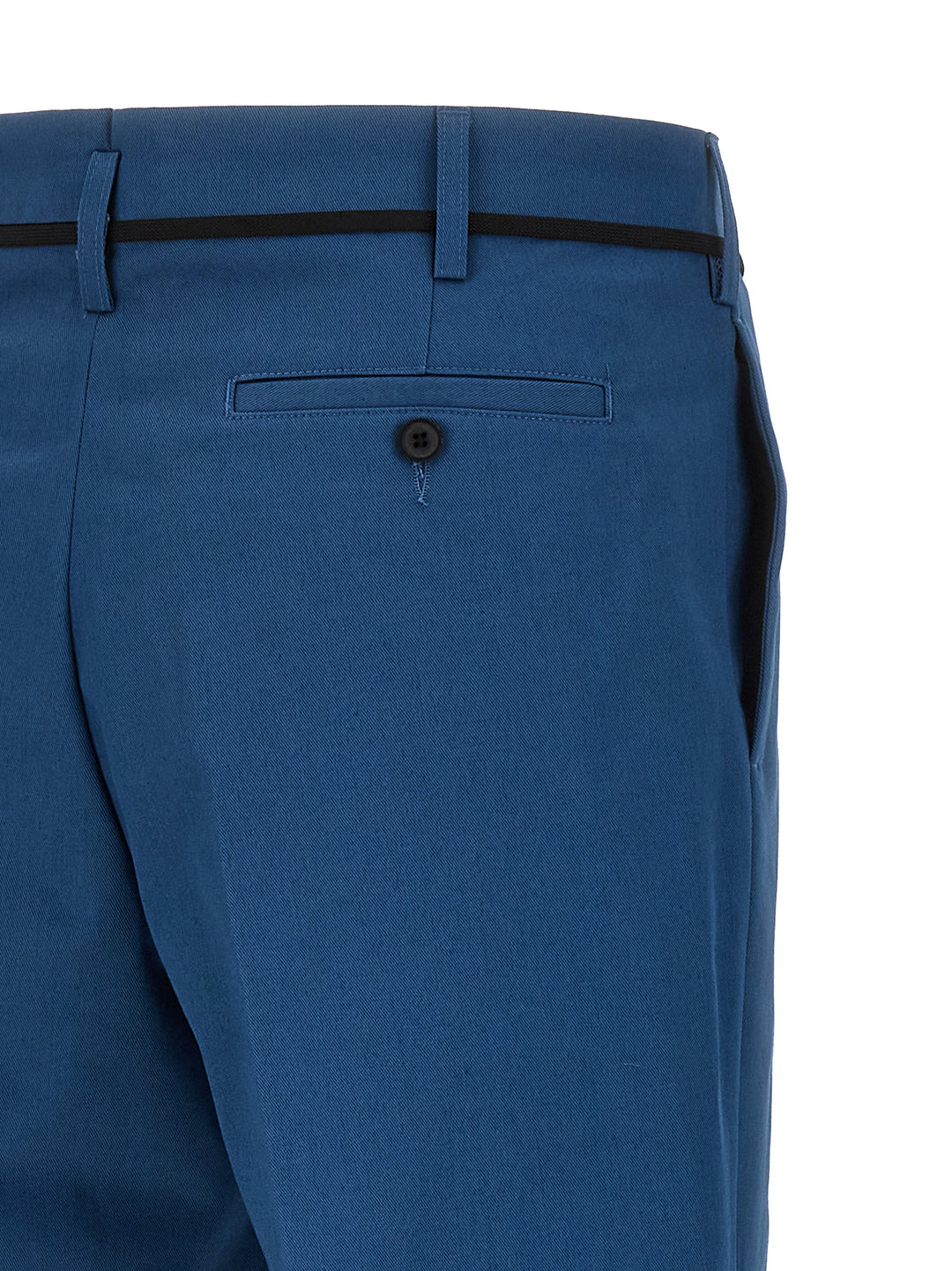 Gabardine Trousers Pants Blue