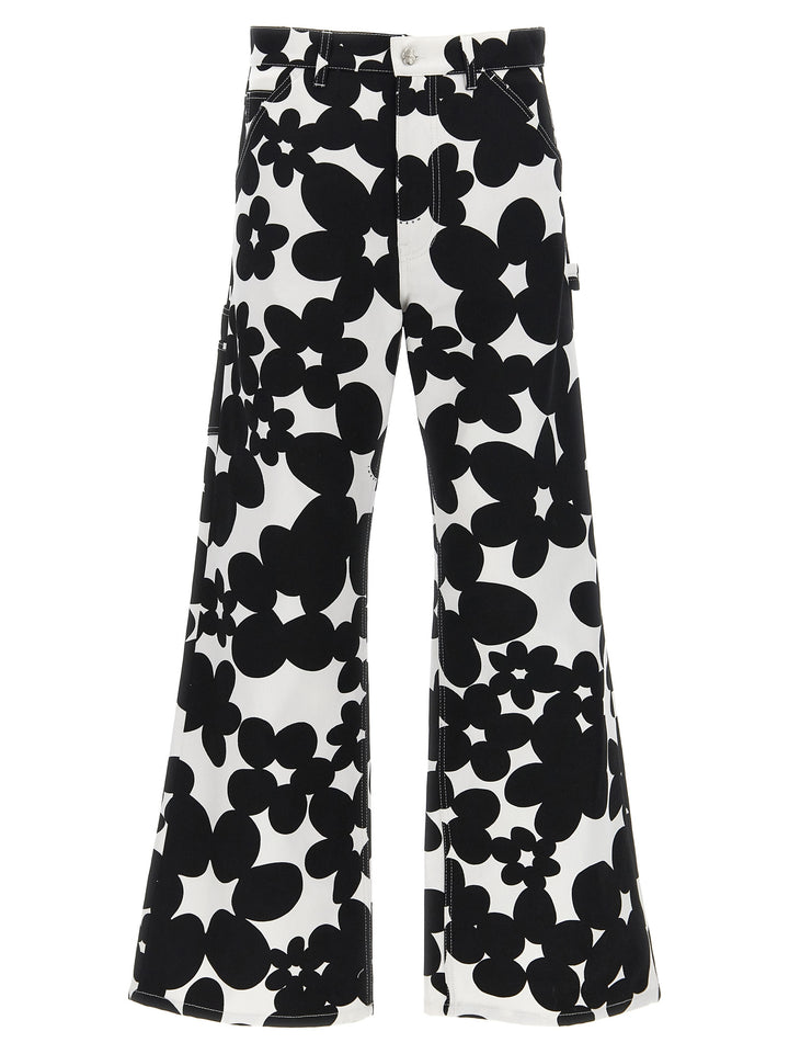 Dillies Pants White/Black