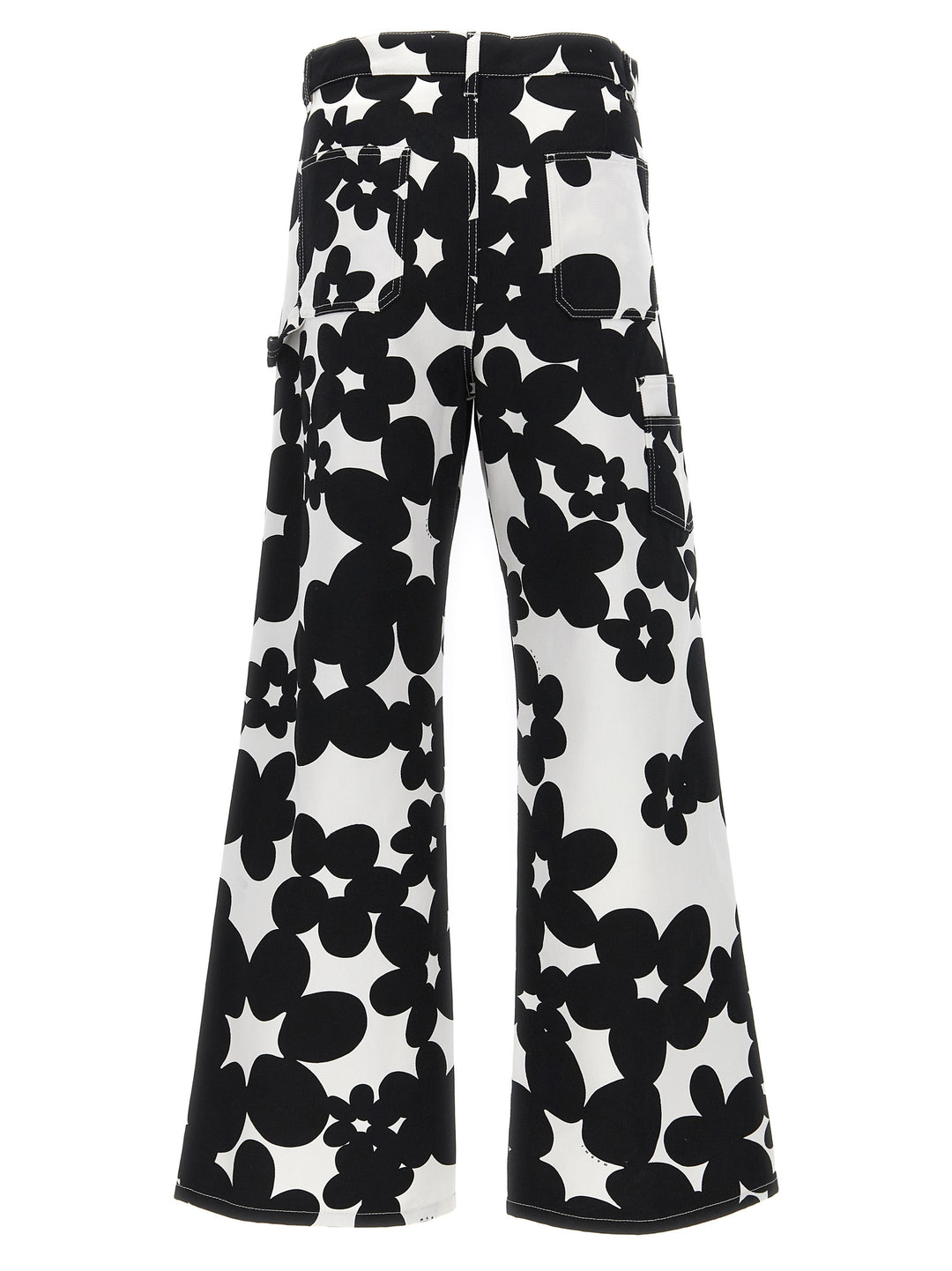 Dillies Pants White/Black