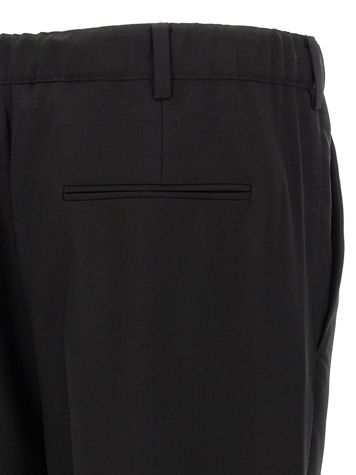 Marni Tropical Wool Pants - Black | 0b957040ab0c518bb67e09123ca53a2717dda45f