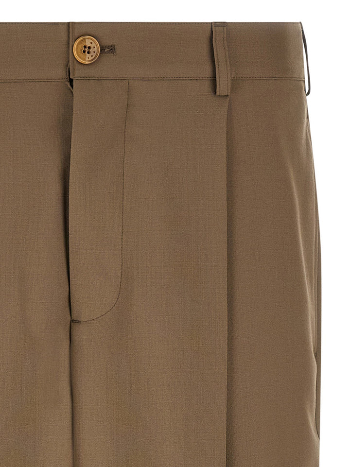 Marni Cool Wool Pants - Beige | 09650aa4d6362a4dfc209eb099a97f12bcfb1f58