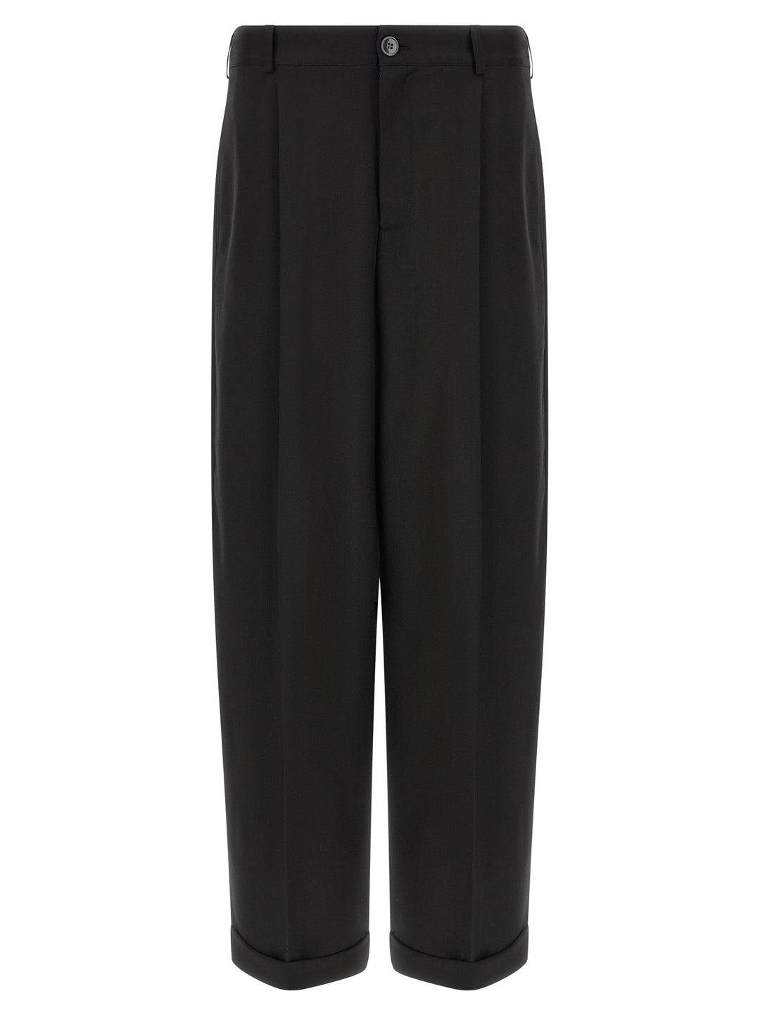 Marni Cool Wool Pants - Black | bd218c345634054da79ab2d37f3b3140604fe600