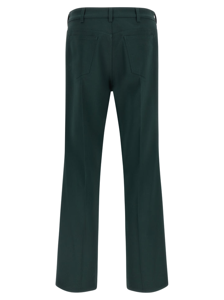 Marni Technical Twill Pants - Green | de0e806af4212c889cc58df3f8c6a9c72734e8ac