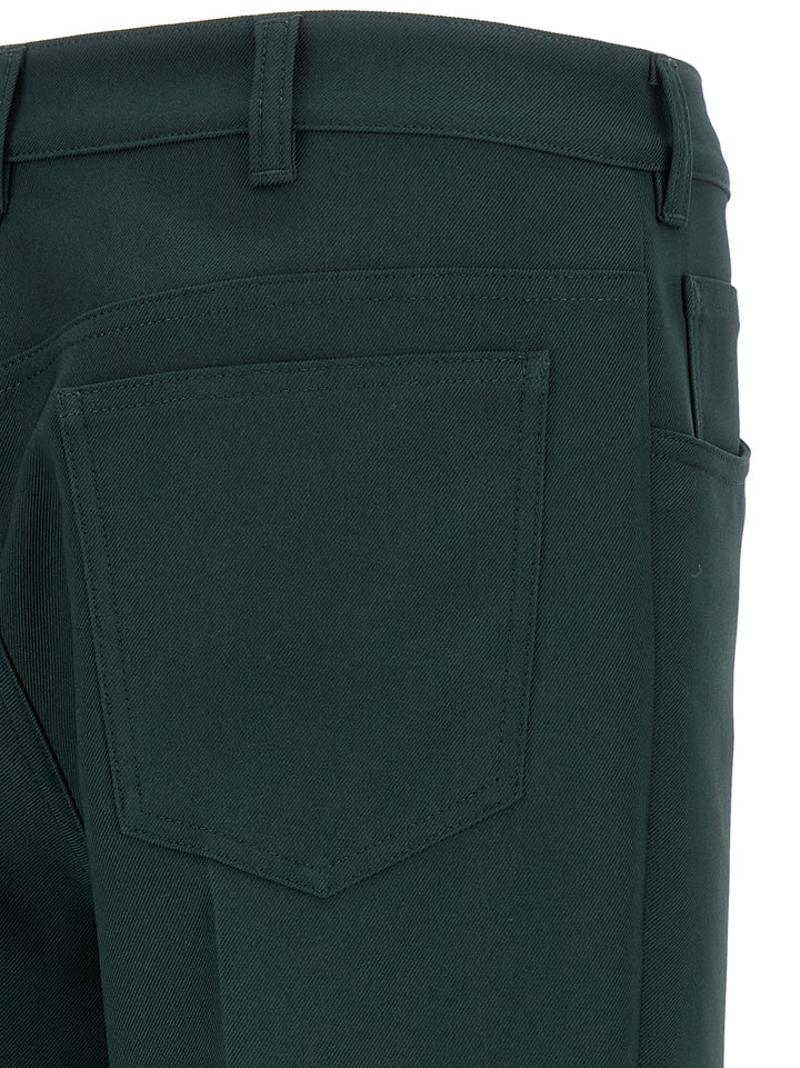 Marni Technical Twill Pants - Green | 7baca51af49aa94e7245d712a60f24284bdf0328