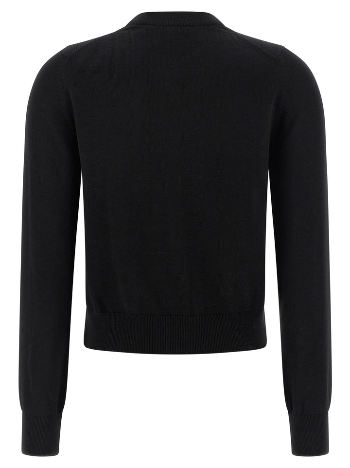 Maison Kitsune Baby Fox Sweaters and Cardigans - Black | 6069fe8e7deaa7351b280128af8d13ca521408d0