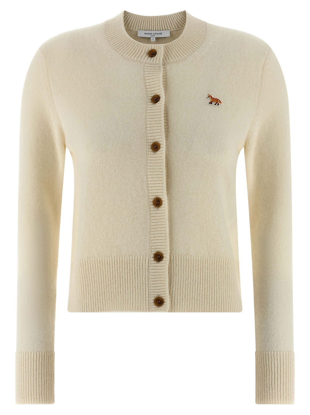 Maison Kitsune Baby Fox Sweaters and Cardigans - White | 9ecfe30ab84c8ac843a6c028433bc326acd7123a