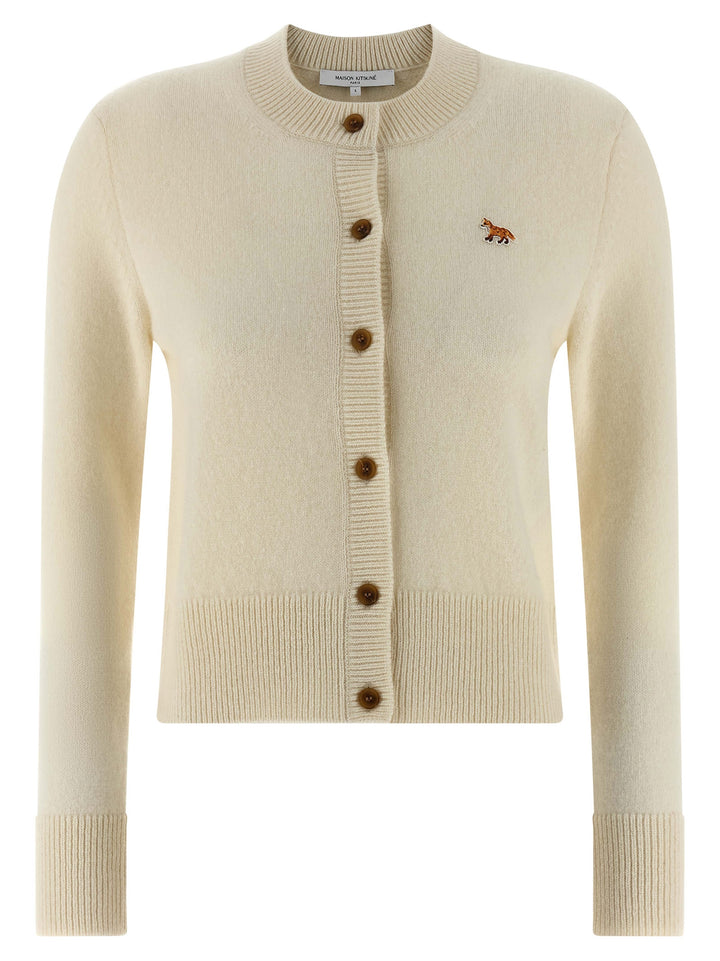 Maison Kitsune Baby Fox Sweaters and Cardigans - White | 9ecfe30ab84c8ac843a6c028433bc326acd7123a