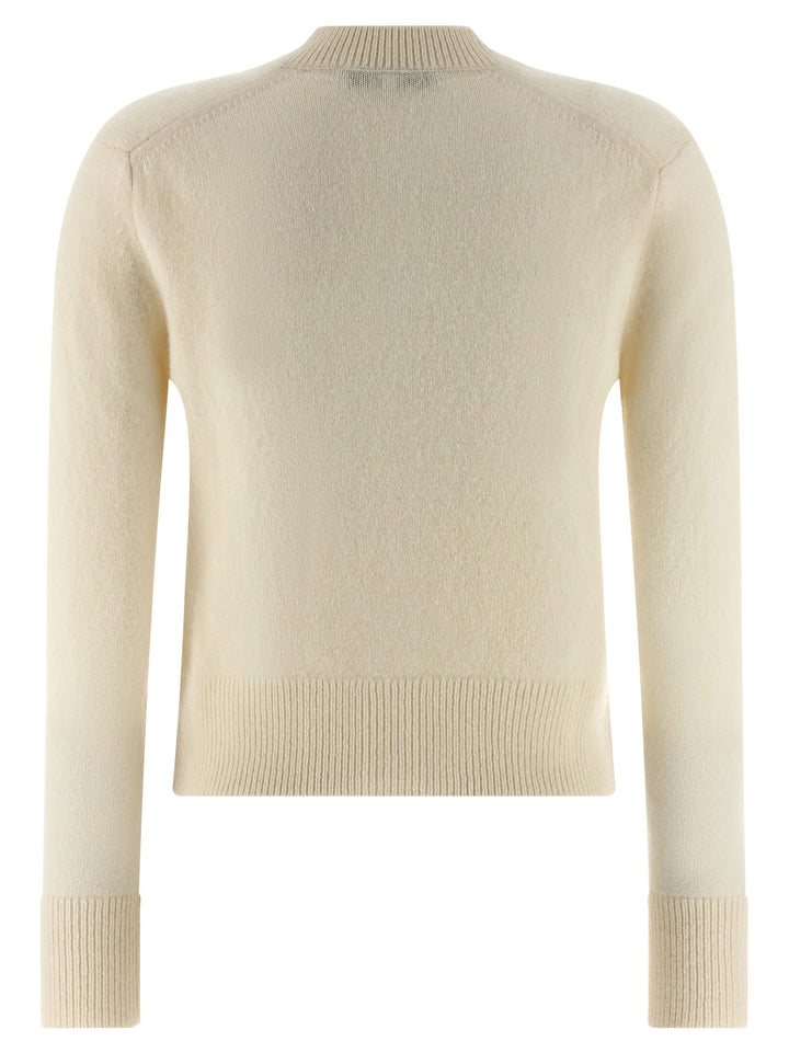 Maison Kitsune Baby Fox Sweaters and Cardigans - White | ab0b187e24d553bec11b2ed13c3709a5f04b35dc