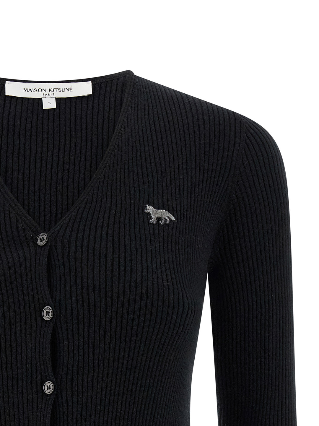 Maison Kitsune Baby Fox Sweaters and Cardigans - Black | 45fef6e62079fd8bab2bfe033a697d49825e0124