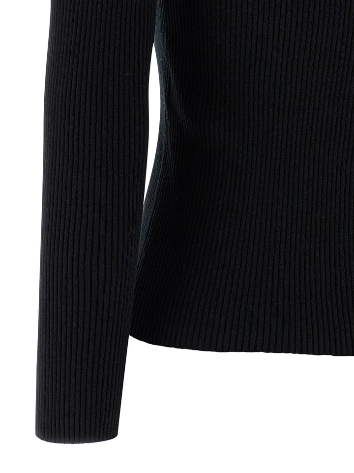 Maison Kitsune Baby Fox Sweaters and Cardigans - Black | 42d115902f3373b61b3500baecb20cf6a63779ed