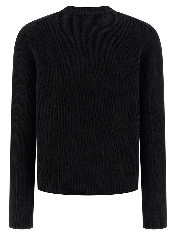 Maison Kitsune Dressed Fox Sweaters and Cardigans - Black | 2798b70fe65d473ad3b0c85901b483eb15766743