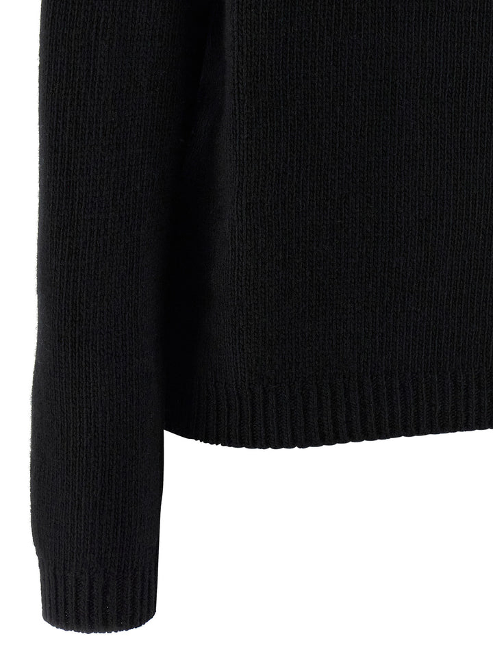 Maison Kitsune Dressed Fox Sweaters and Cardigans - Black | c60871e60793eac5b745f6a89c326c6a5164dc6e